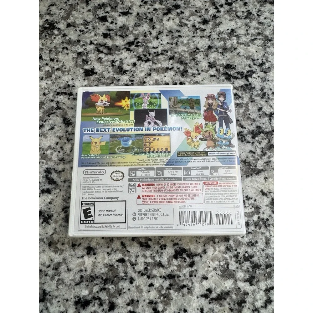 Pokemon X Nintendo 3DS - Brand New & Factory Sealed! US Release
